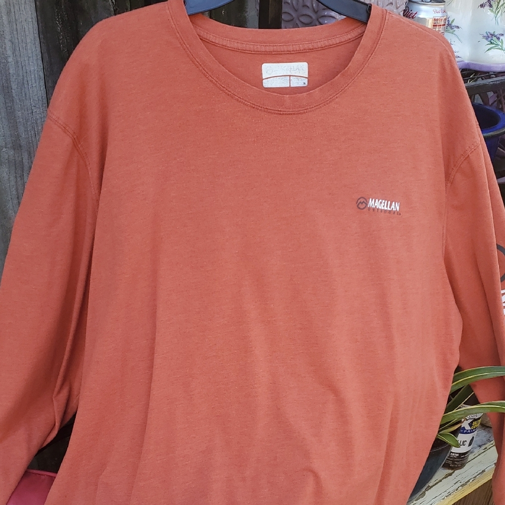 Magellan Outdoors Terracotta Long Sleeve Tee
